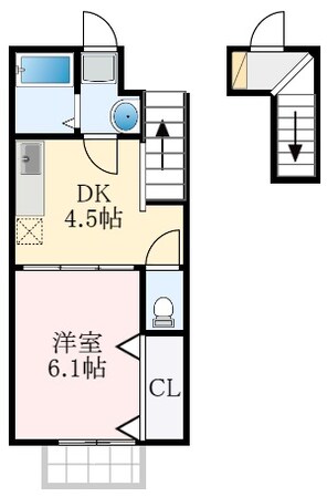 アムール福の物件間取画像